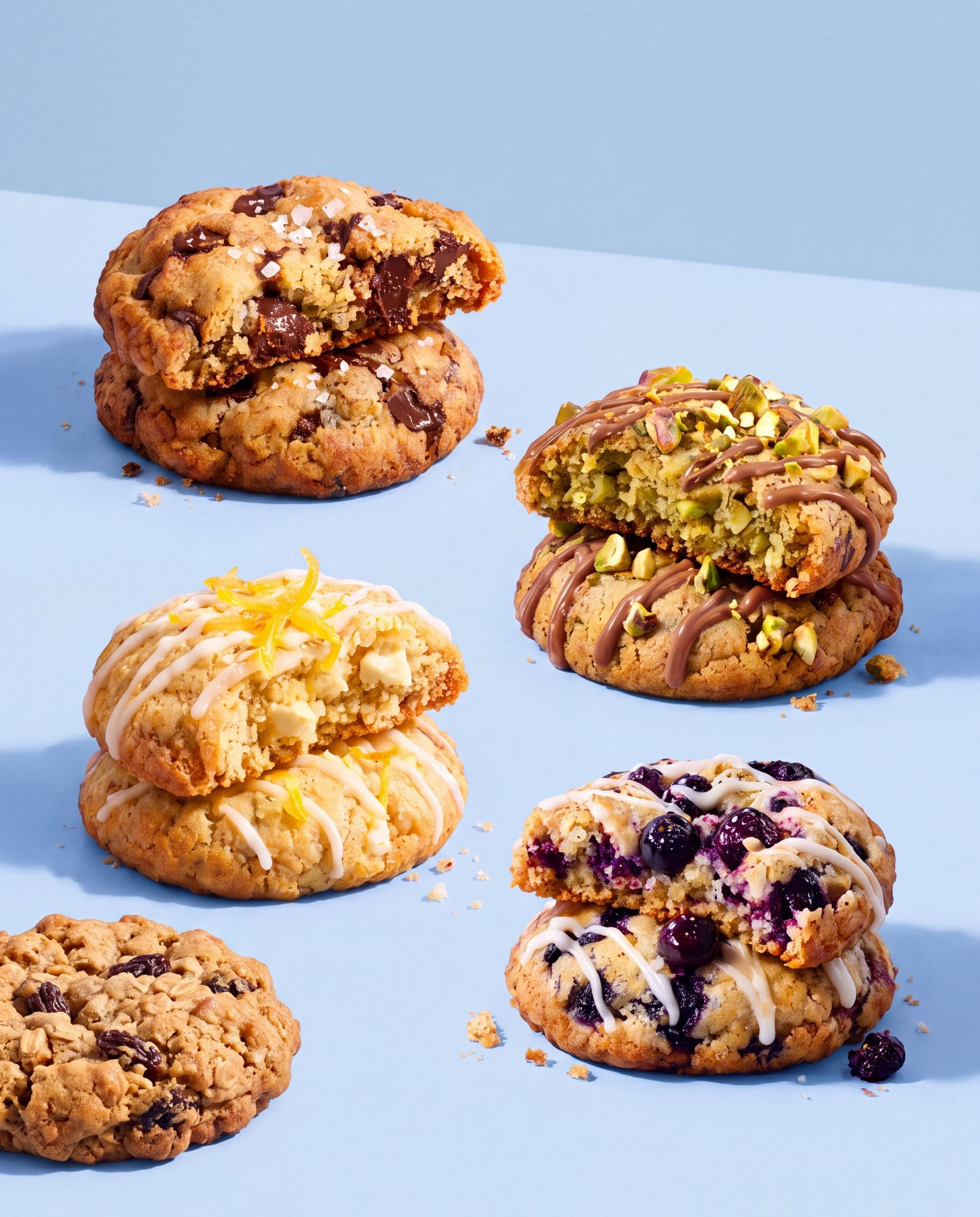 Fünf verschiedene NOYS Cookies